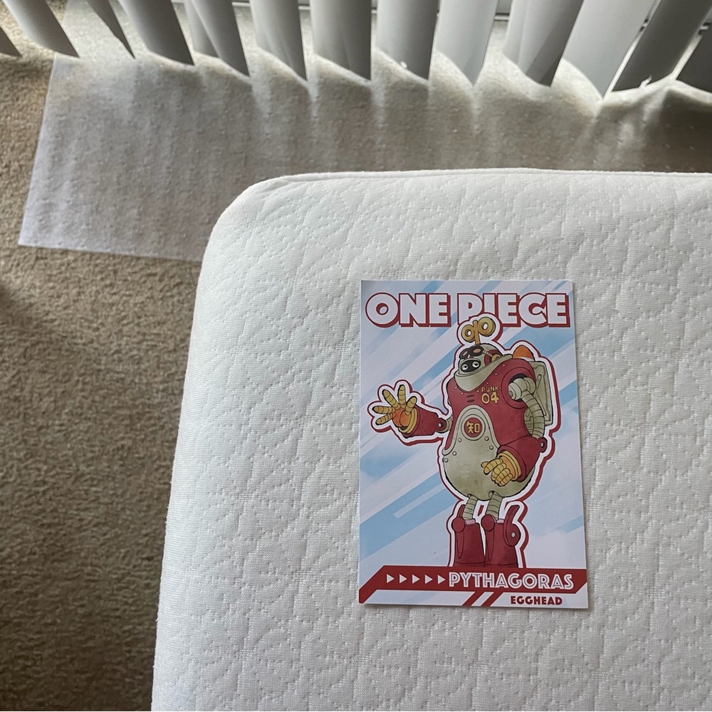 OnePiece Red Pythagoras Egghead Print